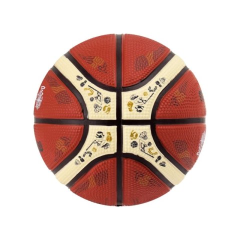 Piłka do koszykówki Molten EUROBASKET 2025 replika mini B1G200-E5Z Molten