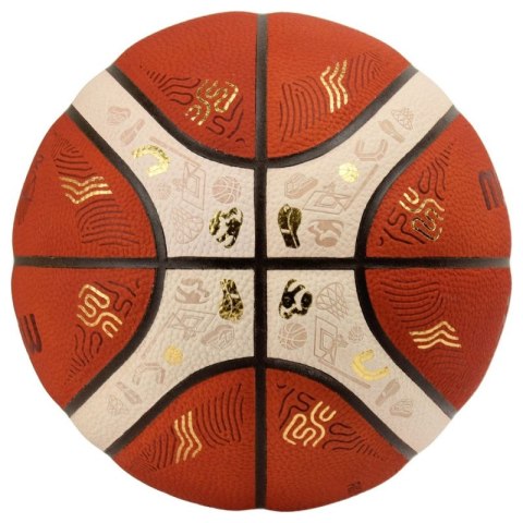 Piłka do koszykówki Molten Eurobasket 2025 Oficjalna piłka meczowa B7G5000-E5Z Molten