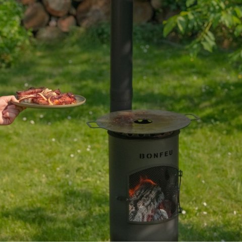 BONFEU KOMINEK OGRODOWY BONGIANO LP CZARNY Bonfeu