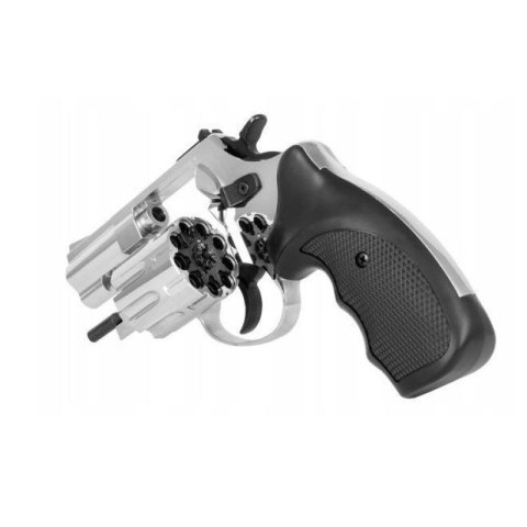 Rewolwer hukowy alarmowo sygnałowy ZORAKI R1-K6L BAS lufa 2,5" kal. .22 Long Blank chrom błysk (R1256MNP-BAS)