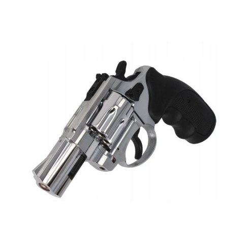 Rewolwer hukowy alarmowo sygnałowy ZORAKI R1-K6L BAS lufa 2,5" kal. .22 Long Blank chrom błysk (R1256MNP-BAS)