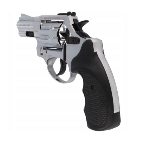 Rewolwer hukowy alarmowo sygnałowy ZORAKI R1-K6L BAS lufa 2,5" kal. .22 Long Blank chrom błysk (R1256MNP-BAS)