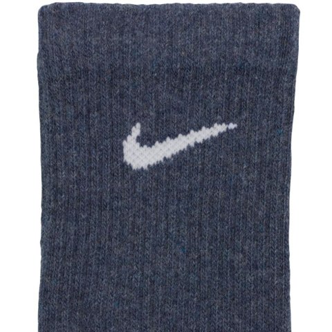 Skarpety Nike Everyday Plus Cushioned 3 pary ciemnoszare, beżowe, jasnoszare SX6888 901 Nike