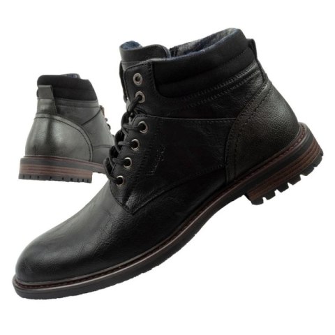 Wrangler George buty męskie sztyblety trzewiki eleganckie modne czarne