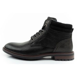Wrangler George buty męskie sztyblety trzewiki eleganckie modne czarne