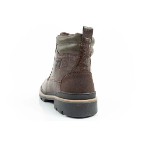 Wrangler Nevada buty męskie sztyblety trzewiki eleganckie modne ciemny brąz