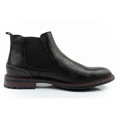 Wrangler Randy buty męskie sztyblety botki eleganckie modne wsuwane czarne