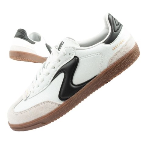 Buty sportowe damskie sneakersy Skechers Kickoff białe skórzane Skechers