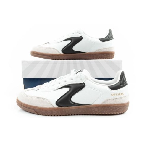 Buty sportowe damskie sneakersy Skechers Kickoff białe skórzane Skechers