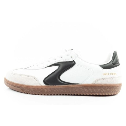 Buty sportowe damskie sneakersy Skechers Kickoff białe skórzane Skechers