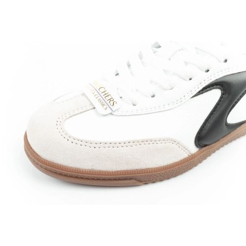 Buty sportowe damskie sneakersy Skechers Kickoff białe skórzane Skechers
