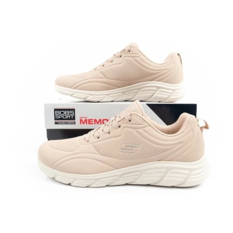 Skechers Bobs B Flex buty sportowe sneakersy damskie modne beżowe Skechers