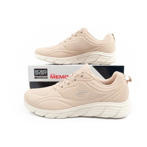 Skechers Bobs B Flex buty sportowe sneakersy damskie modne beżowe Skechers