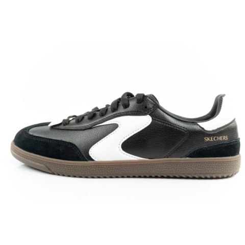 Skechers Kickoff buty sportowe damskie sneakersy czarne skórzane Skechers