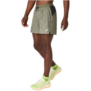 ASICS Fujitrail All Over Print 5IN Short 2011D392-300 Zielone L Asics
