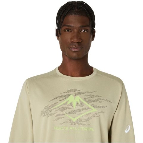 ASICS Fujitrail Logo LS Top 2011D391-300 Zielone L Asics