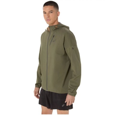 Asics FujiTrail Elite Waterproof Jacket 2011D265-301 Zielone L Asics