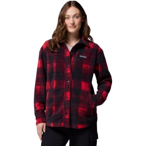 Columbia Benton Springs Fleece Shirt Jacket II 2085661613 Czerwone L Columbia