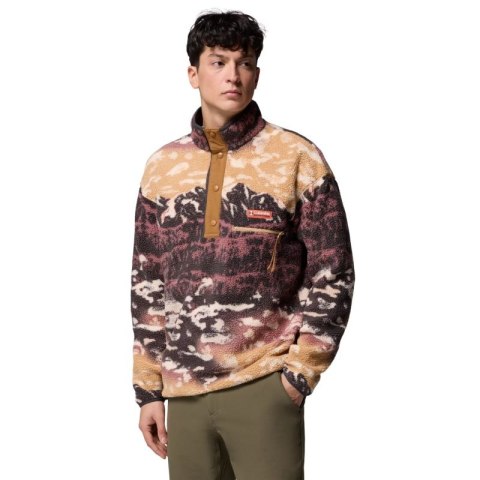 Columbia Helvetia II Printed Half Snap Fleece 2098461225 Brązowe L Columbia