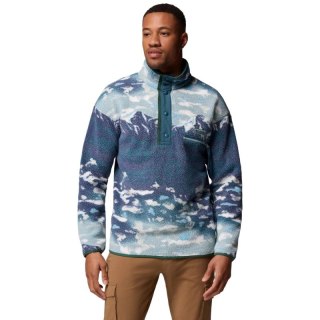 Columbia Helvetia II Printed Half Snap Fleece 2098461461 Niebieskie L Columbia