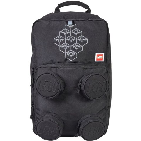 LEGO Bricks Petersen School Backpack 20209-2511 Czarne One size