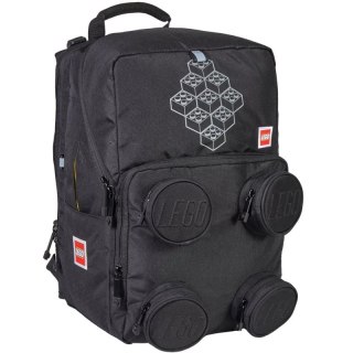 LEGO Bricks Petersen School Backpack 20209-2511 Czarne One size