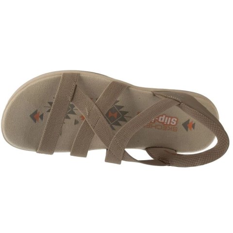 Skechers Slip-Ins: Reggae Slim - Stretch Flex 163460-TPE Beżowe 36 Skechers
