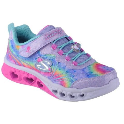 Skechers Flutter Heart Lights - Groovy Swirl 303253L-LVAQ Różowe 30 Skechers