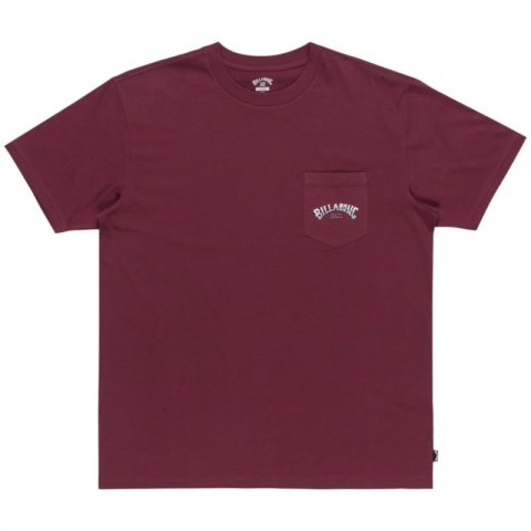 Billabong Stacked Arch Tee EBYZT00175-RSN0 Bordowe L