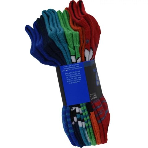 Skechers 6pk Boys Non Terry Low Cut Socks S115172-RDMT Wielokolorowe 31-34 Skechers