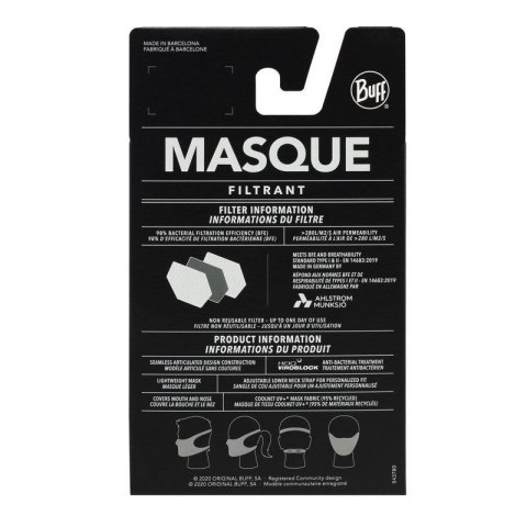 Maseczka BUFF® FILTER MASK KEREN FLASH PINK 126640 552 10 00 Buff