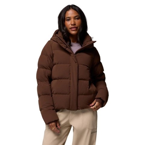Columbia Amaze Puff Hooded Jacket 2133714256 Brązowe L Columbia