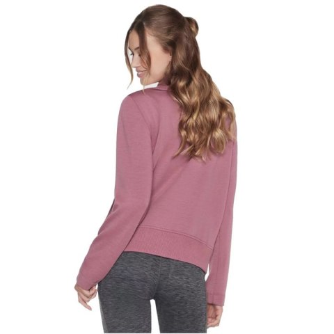 Skechers Hoodless Hoodie Skechcloud Jacket WJA288-DKMV Fioletowe L Skechers