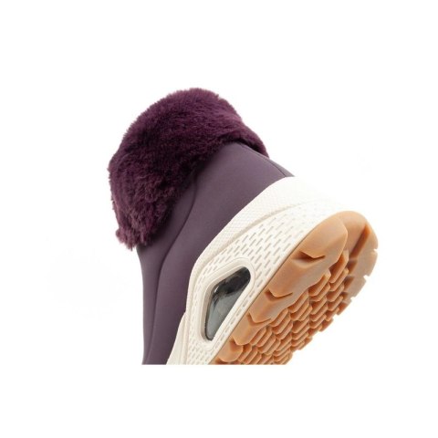 Skechers Uno Rugged buty sportowe damskie botki ocieplane zimowe fioletowe Skechers