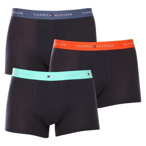 Tommy Hilfiger 3-Pack bokserki majtki męskie granatowe bawełna