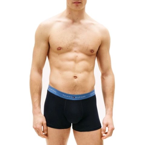 Tommy Hilfiger 3-Pack bokserki majtki męskie granatowe bawełna