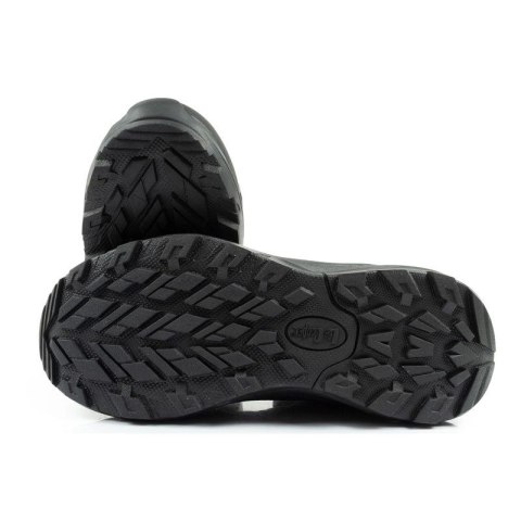 Lee Cooper buty sportowe damskie zimowe trekkingowe ocieplane czarne skóra ekologiczna