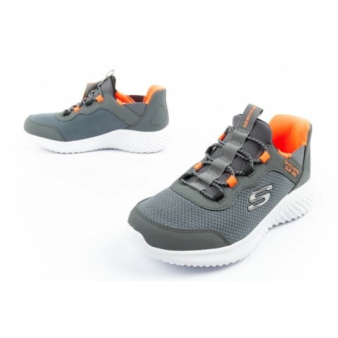Skechers Bounder Slip-ins buty młodzieżowe sportowe dziecięce szare Skechers