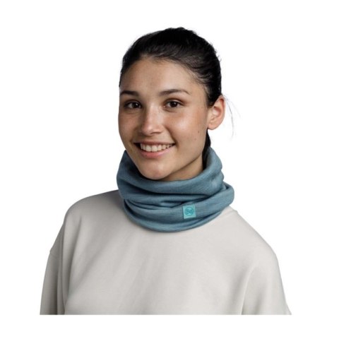 BUFF Chusta wielofunkcyjna MERINO HEAVYWEIGHT NECK WARMER SOLID POOL Buff