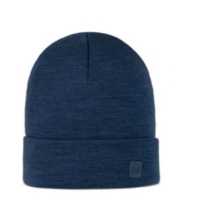 Czapka BUFF MERINO HEAVYWEIGHT BEANIE SOLID NIGHT BLUE Buff