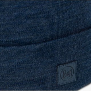 Czapka BUFF MERINO HEAVYWEIGHT BEANIE SOLID NIGHT BLUE Buff