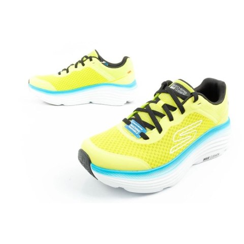 Skechers Max Cushioning buty męskie sportowe do biegania lekkie limonkowe Skechers