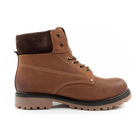 Wrangler Arch buty męskie sztyblety trzewiki eleganckie skóra naturalna brązowe