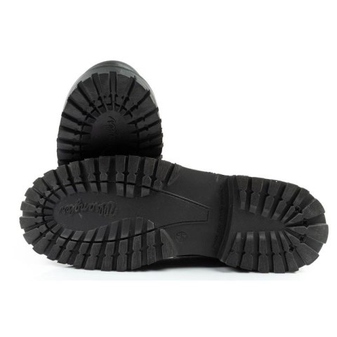 Wrangler Yuma buty męskie sztyblety trzewiki eleganckie skórzane czarne