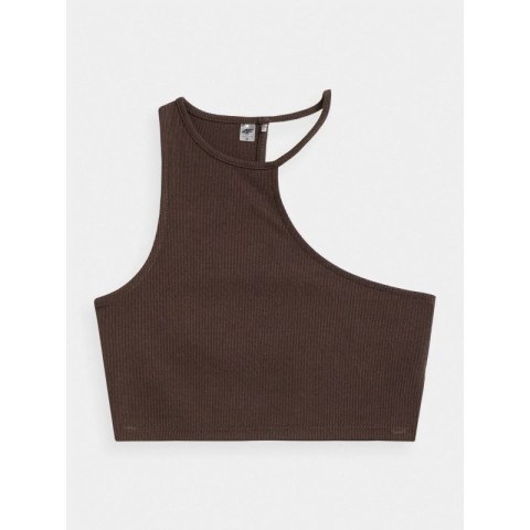 Crop top asymetryczny na jedno ramię damski 4F 4f