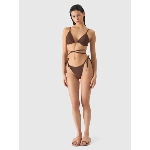 Kostium damski kąpielowy góra od bikini 4F 4FWSS24UBKBF042-81S Brązowy 4f