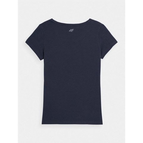 T-shirt regular gładki damski 4F 4FMM00TTSHF731-30S 4f