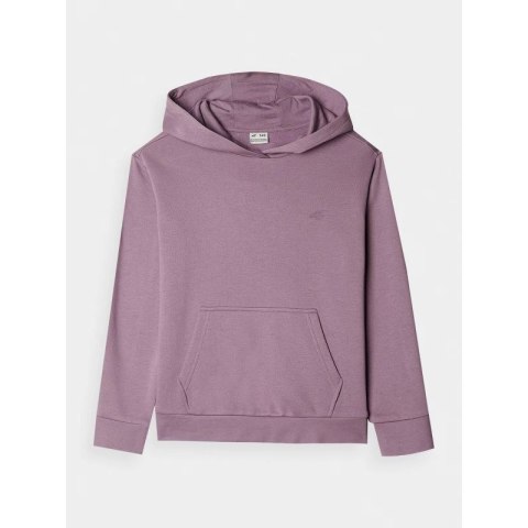 Bluza dresowa nierozpinana z kapturem dziewczęca 4F Junior 4FJWMM00TSWSF1316-51S 4f
