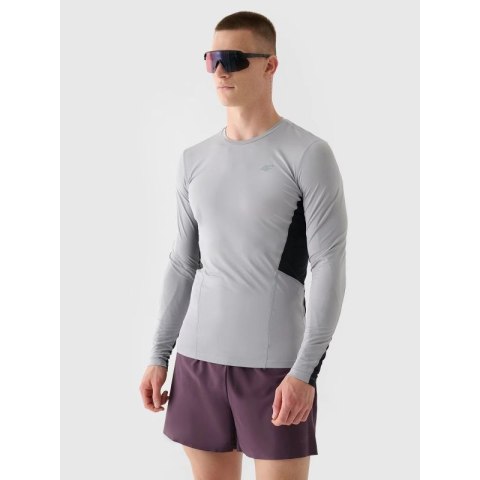 Longsleeve do biegania szybkoschnący męski 4F 4FWAW24TFLOM252-27S 4f