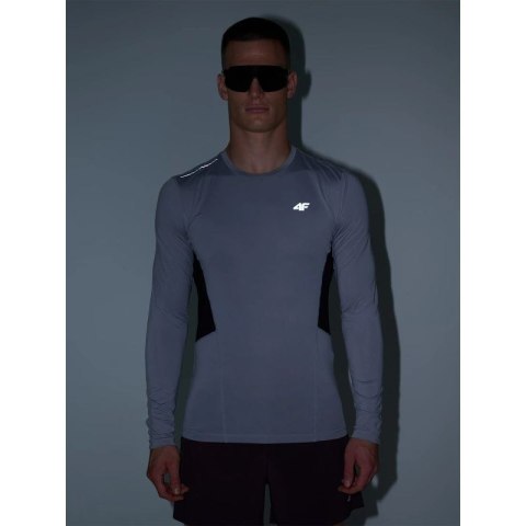 Longsleeve do biegania szybkoschnący męski 4F 4FWAW24TFLOM252-27S 4f